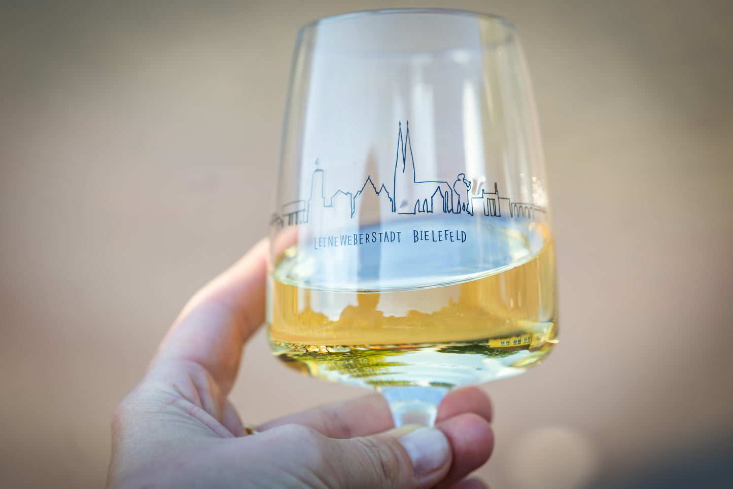 Bielefeld-Weinglas "Skyline"