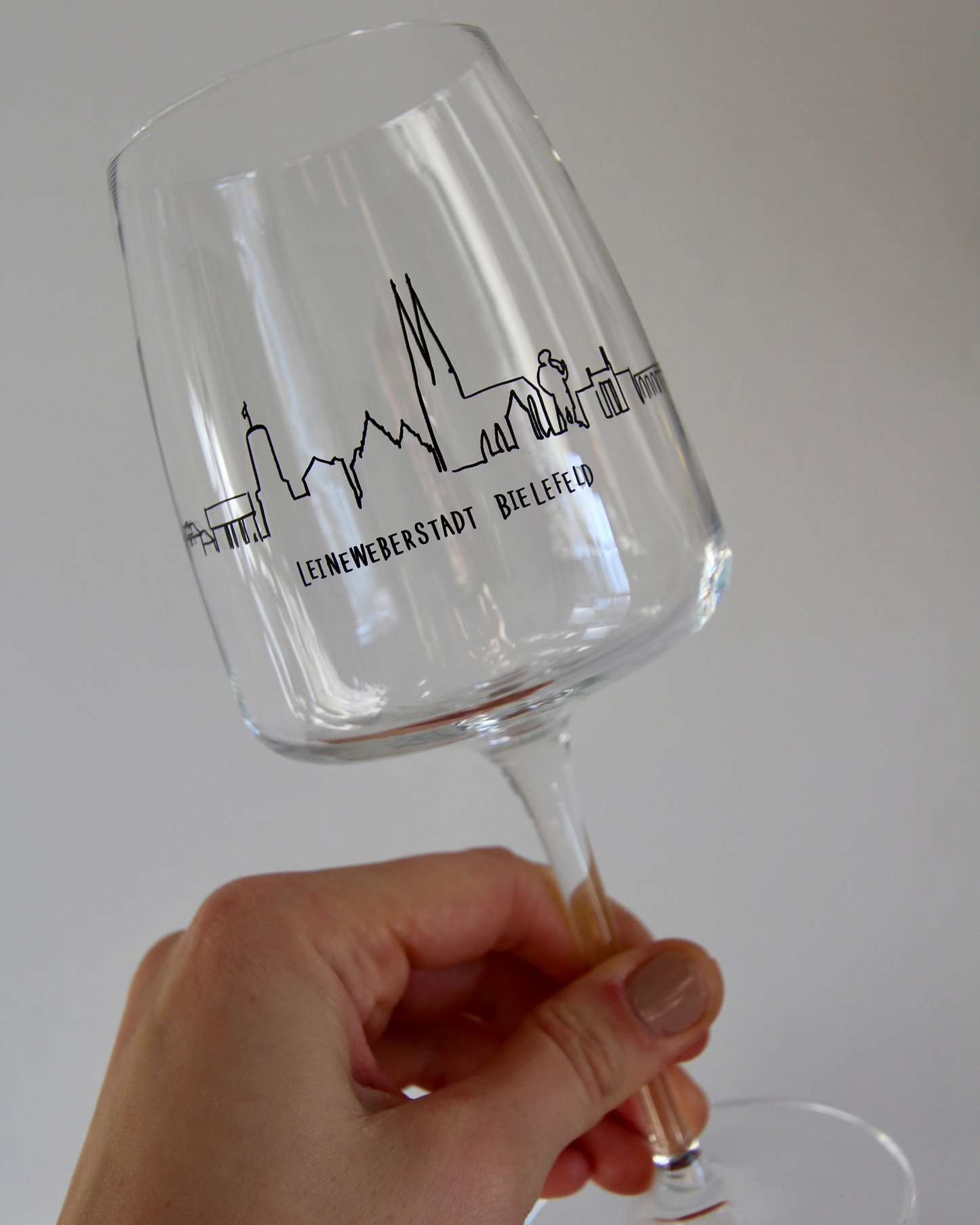 Bielefeld-Weinglas "Skyline"