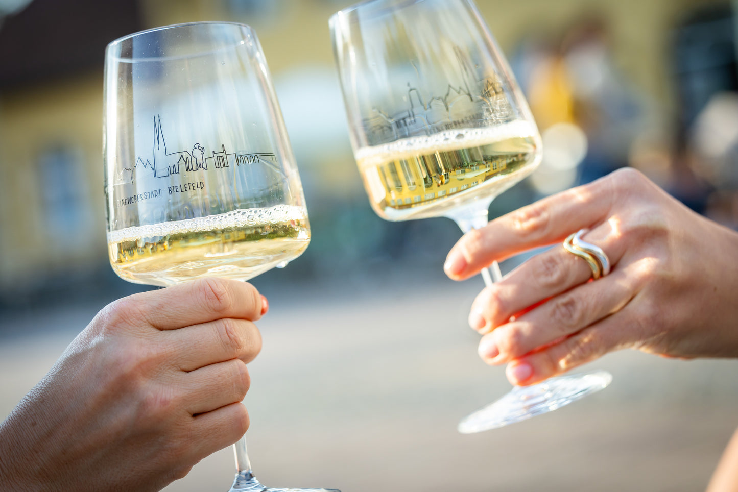 Bielefeld-Weinglas "Skyline"