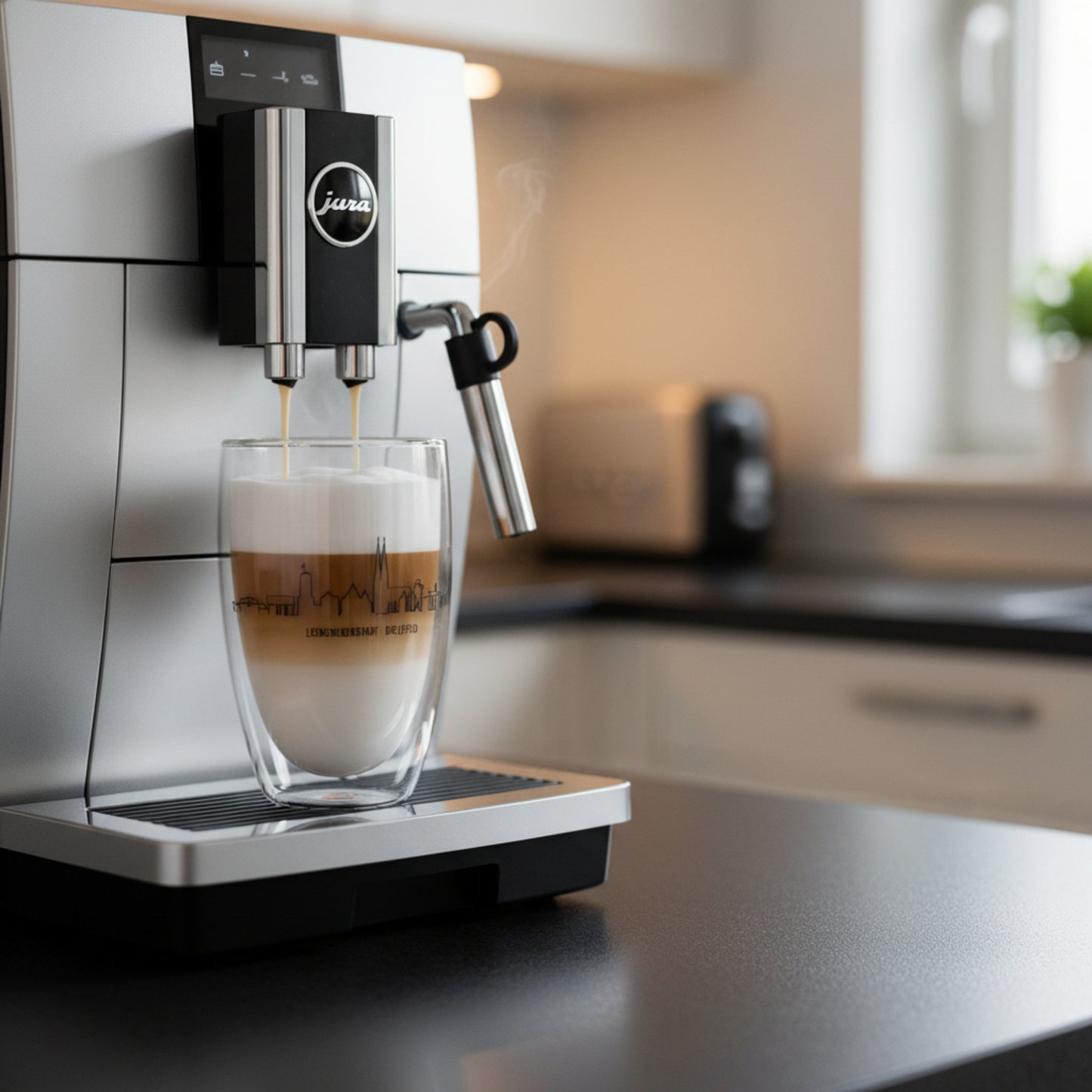 Bielefeld-Kaffeeglas "Skyline"