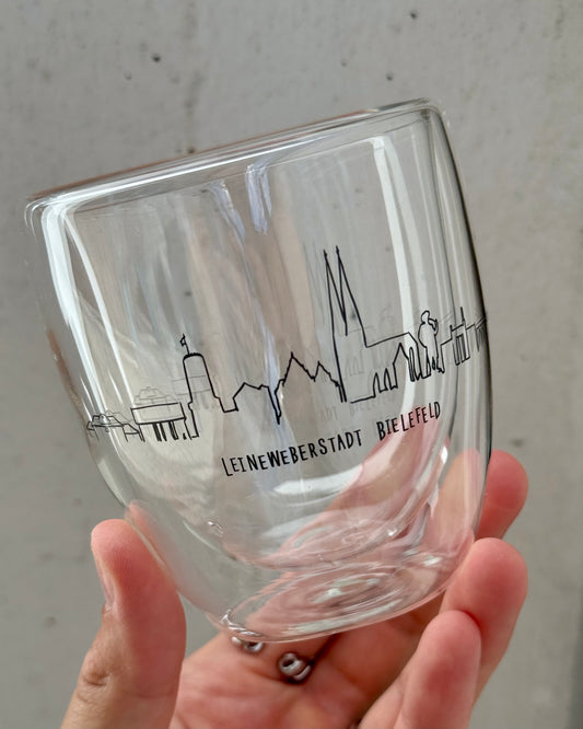 BIELEFELD-KAFFEEGLAS "SKYLINE"