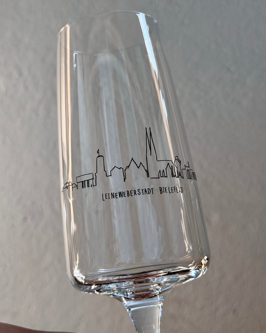BIELEFELD-SEKTGLAS "SKYLINE"